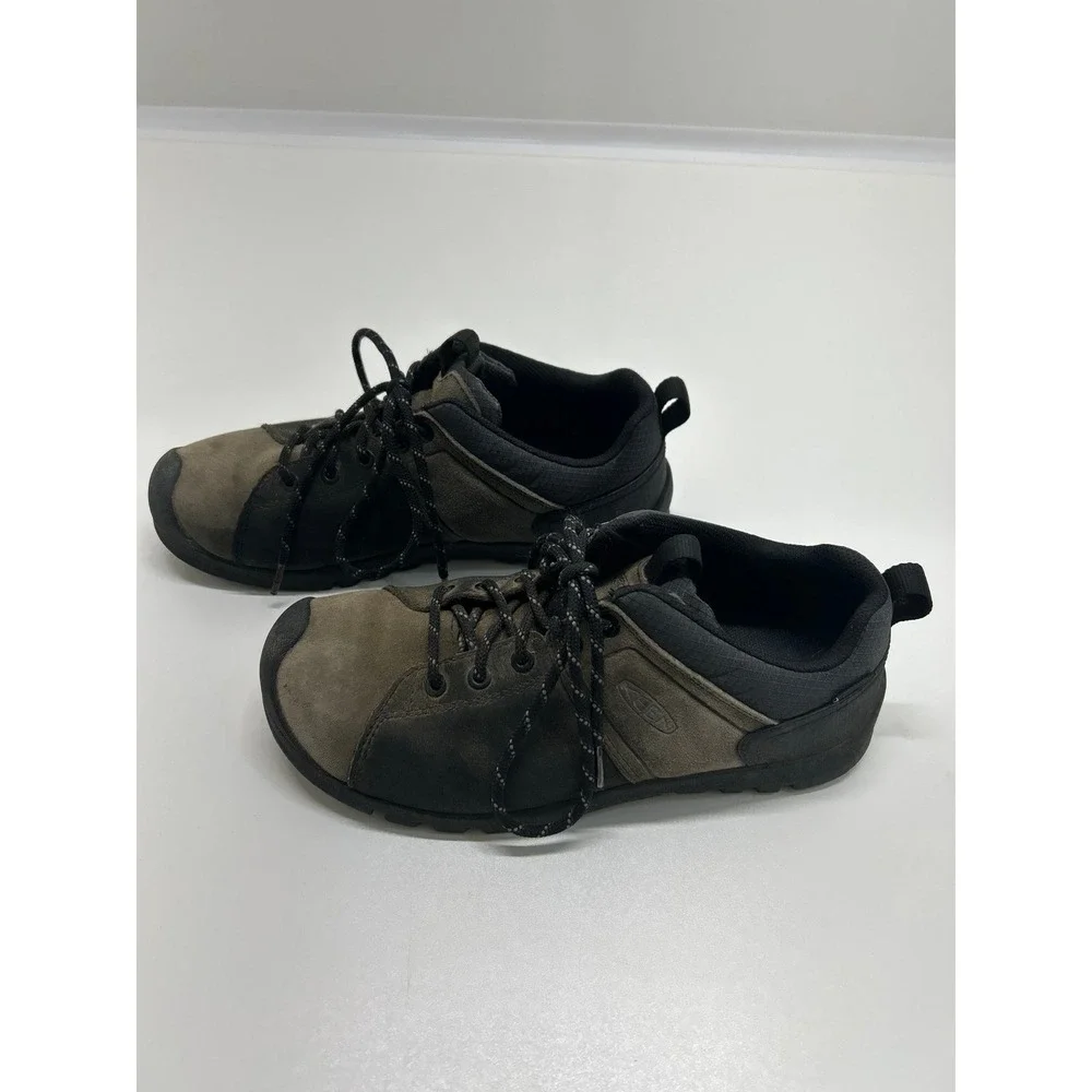 Keen Shoes Men's 9 Green Suede Citizen Low Waterproof Outdoor Hiking